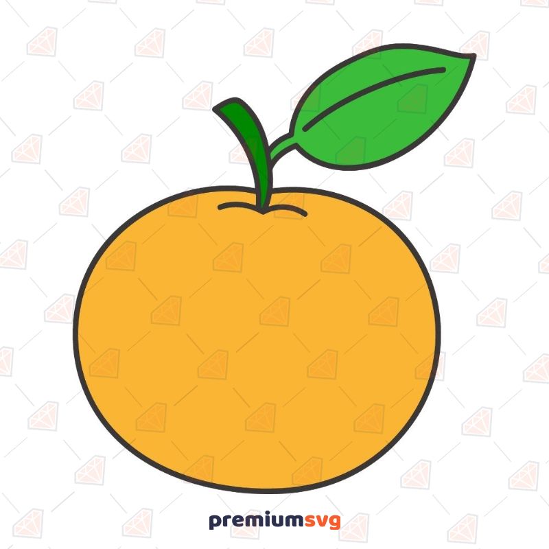 Mandarin SVG, Orange SVG Fruits and Vegetables SVG Svg