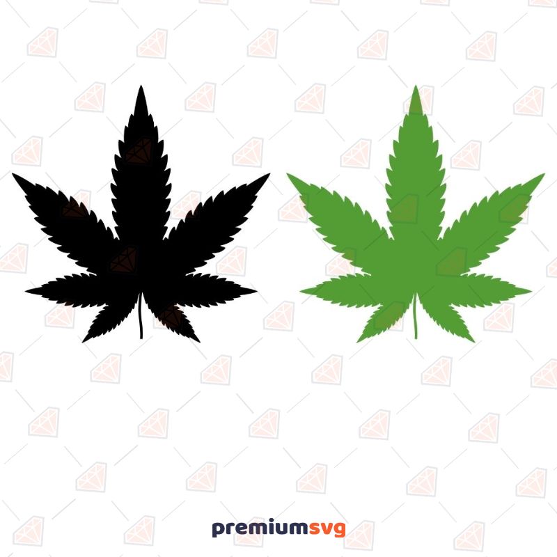 Marijuana Leaf SVG, Weed SVG Instant Download Plant and Flowers Svg