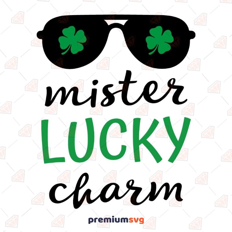 Mister Lucky Charm SVG, Little Mister SVG Vector Files St Patrick's Day SVG Svg