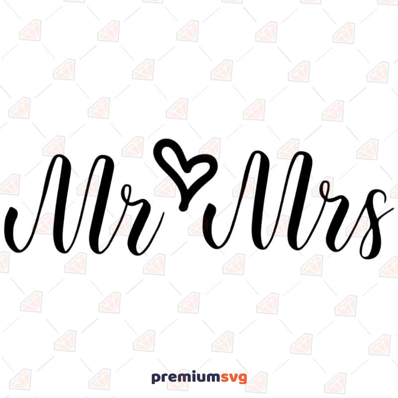 Clip Art & Image Files Mr and Mrs SVG Mr & Mrs Svg Mr Mrs Shirt svg ...