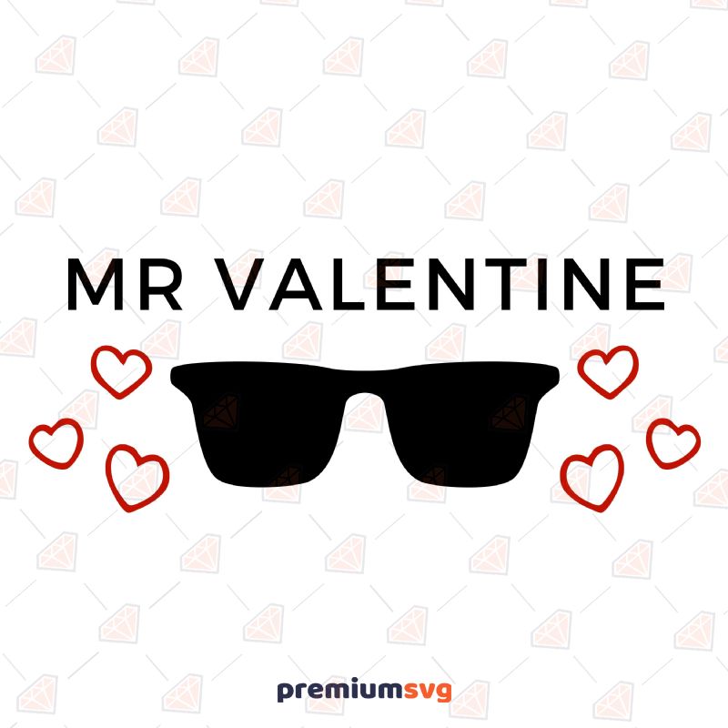 Mr Valentine SVG Valentine's Day SVG Svg