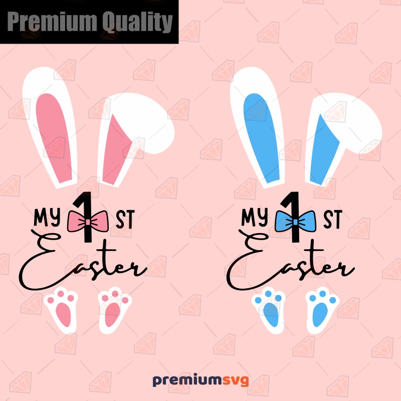 My First Easter SVG, My First Easter Boy & Girl SVG Easter Day SVG Svg