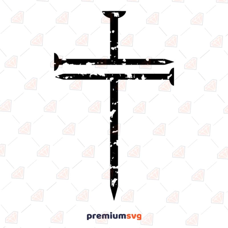 Download Nail Cross Svg Clipart Files Premium Svg