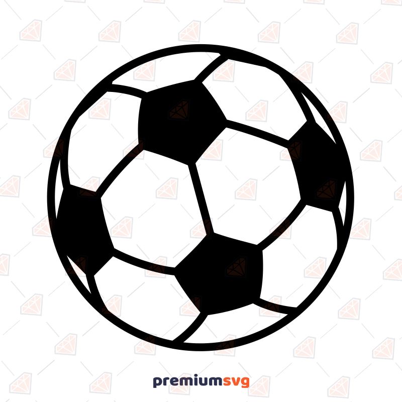 Soccer Ball Monogram SVG, Monogram Ball Instant Download ...