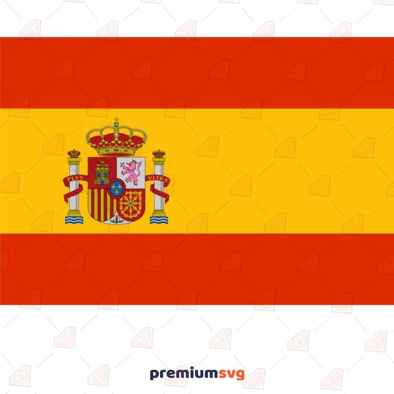 Spain Flag SVG File Flag Svg