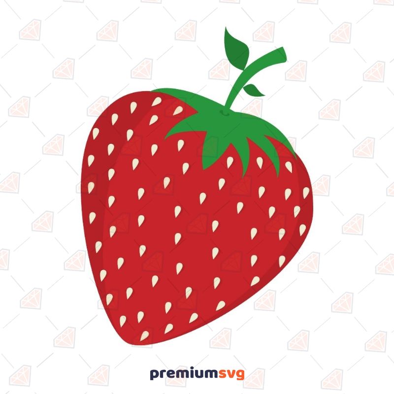 Strawberry SVG, Strawberry Clipart Fruits and Vegetables SVG Svg