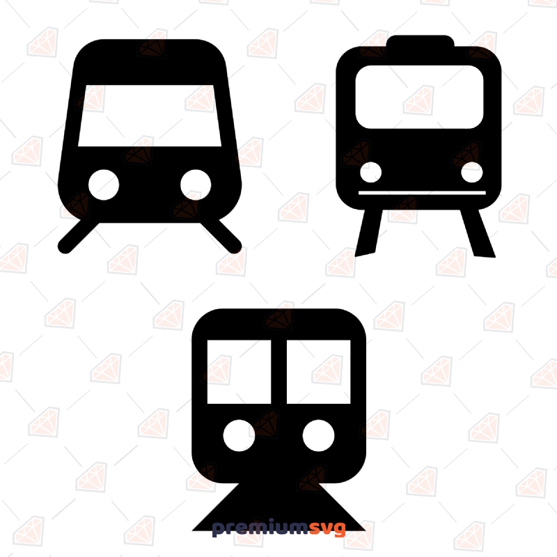 Subway & Metro Trains SVG Cut File Transportation Svg