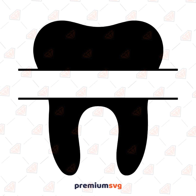 Download Teeth Monogram Svg Clipart Files Premium Svg