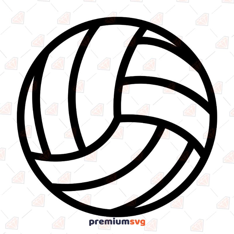 Digital Prints Volleyball Ball Vector Volleyball Cricut Volleyball ...