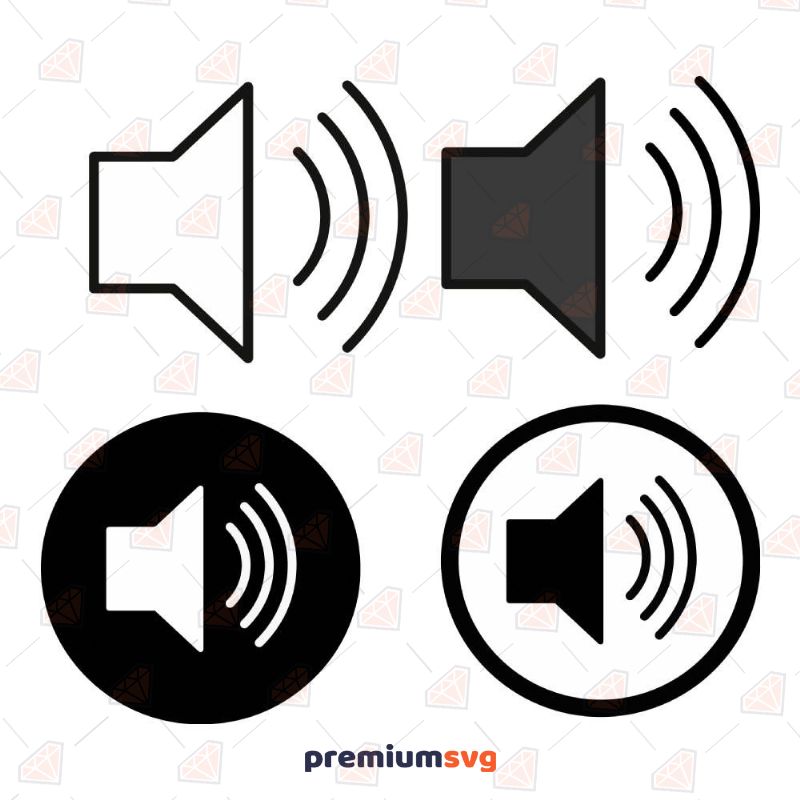 Volume Audio SVG Bundle Symbols Svg