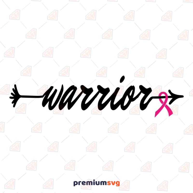 Warrior Arrow SVG File Cancer Day Svg