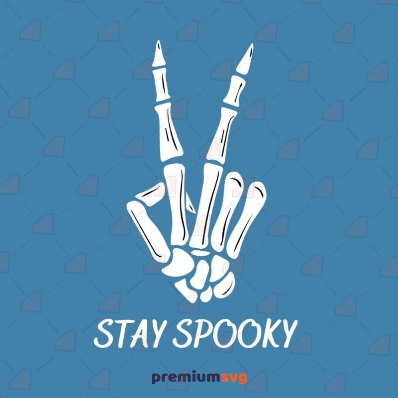 White Stay Spooky SVG Halloween Svg