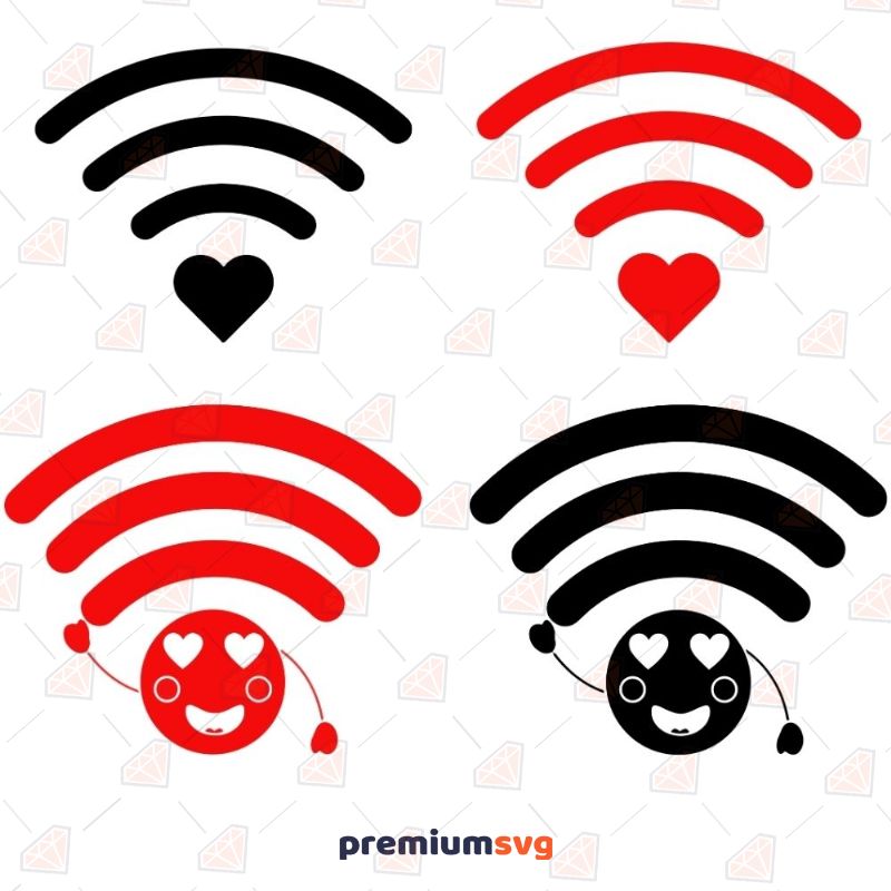 Wifi Symbol SVG, Wi-Fi Signal Instant Download Vector Objects Svg