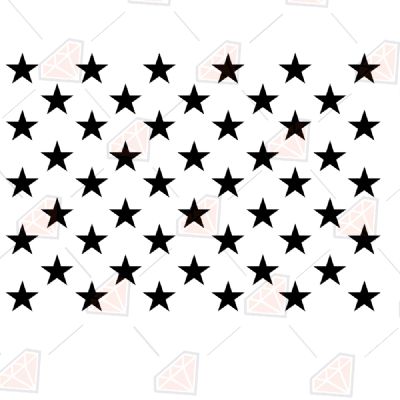 50 Stars SVG Flag