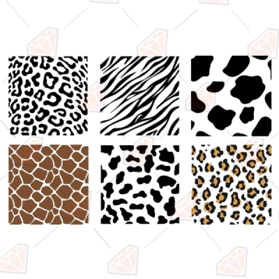 Leopard Print SVG Bundle | Animal Print SVG Leopard Print SVG
