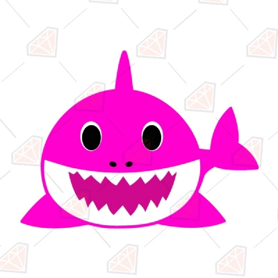 Mommy Shark SVG Cut Files, Mommy Shark Vector Instant Download Cartoons