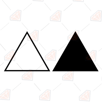 Simple Triangle SVG Files, Triangle Shape SVG Instant Download | PremiumSVG