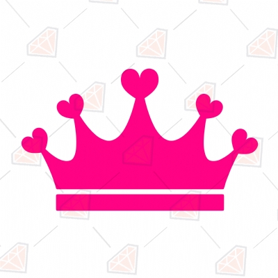 Free Free 205 Princess Crown With Heart Svg SVG PNG EPS DXF File