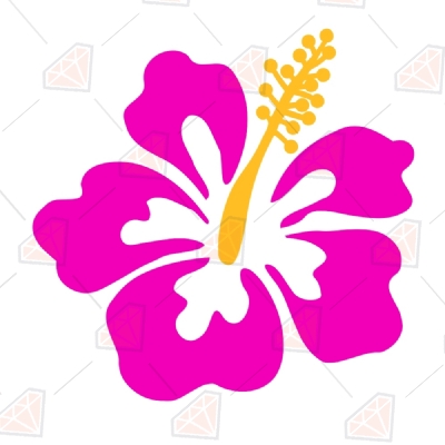 Hibiscus Svg Vector File, Hibiscus Clipart Files Drawings