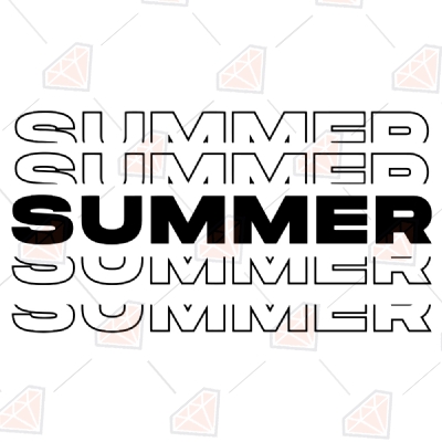 Flattened Echo Summer SVG Cut File T-shirt