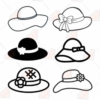 Summer Hat SVG Cut File Summer