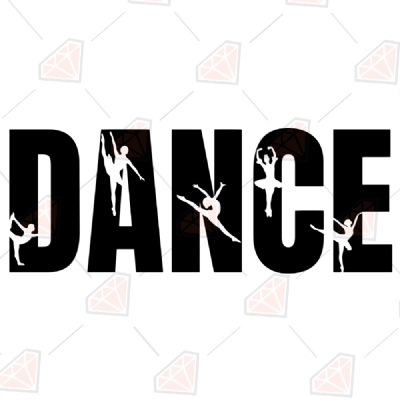 Dance Svg Cut Files, Ballet Dancer Svg Vector Files Music