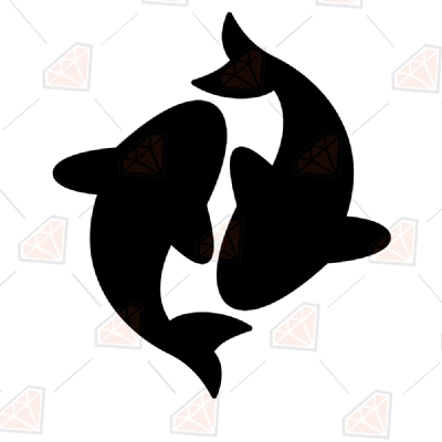 Koi Fish SVG Cut Files, Basic Koi Fish Clipart Vector File Vector Illustration