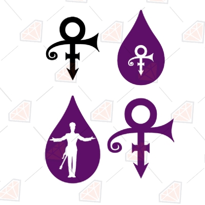 Prince Purple Bundle SVG Drawings