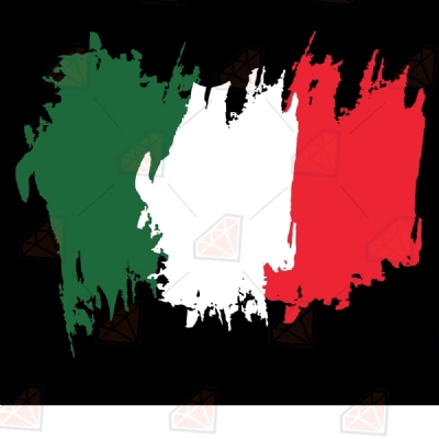 Distressed Italy Flag SVG| Italian Flag SVG Flag