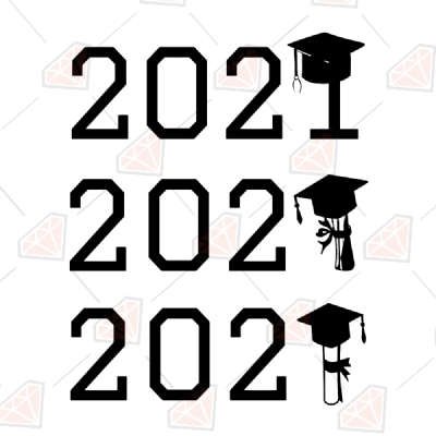2021 Graduation SVG Cut Files | Graduation Vector Files Graduation