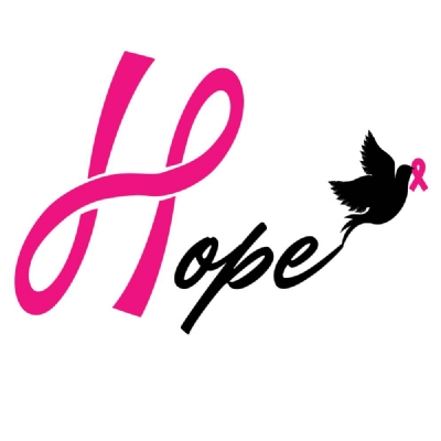Hope Breast Cancer With Bird SVG File Cancer Day