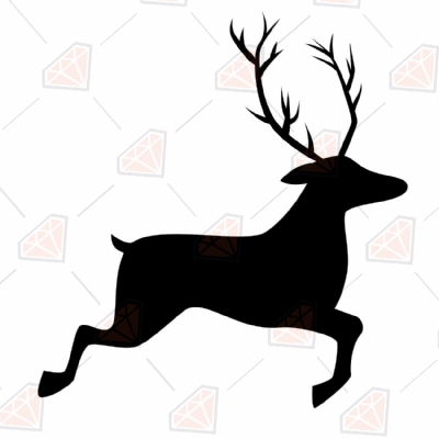 Deer SVG, Deer Clipart Instant Download Wild & Jungle Animals SVG