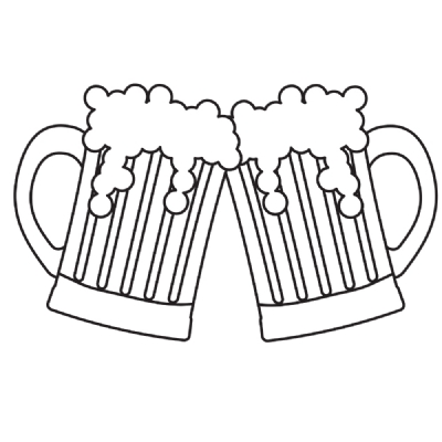 Beer Mugs Cheers SVG | Cheers Cutting File | PremiumSVG