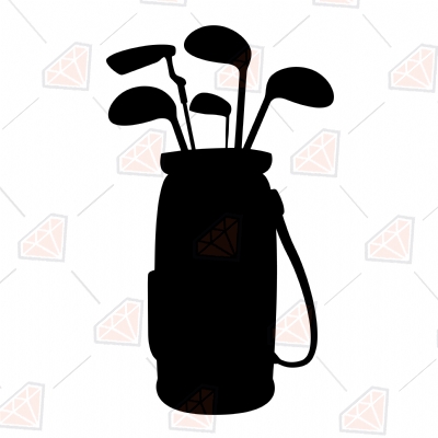 Golf Bag SVG, Golf Bag Instant Download Golf