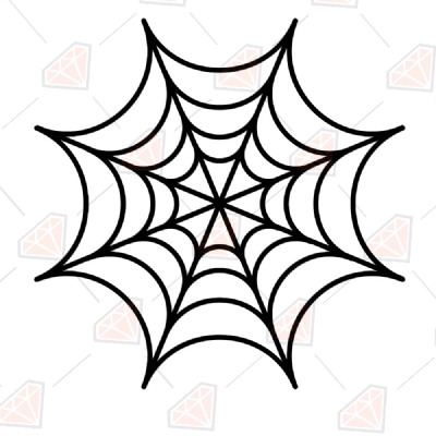 Halloween Spider SVG Cut Files | Spider Web Clipart File Halloween