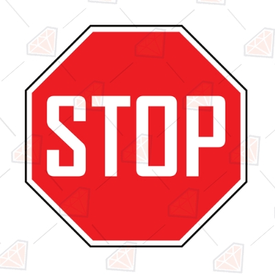 Stop Street Sign SVG, Street Signs Digital File Street Signs