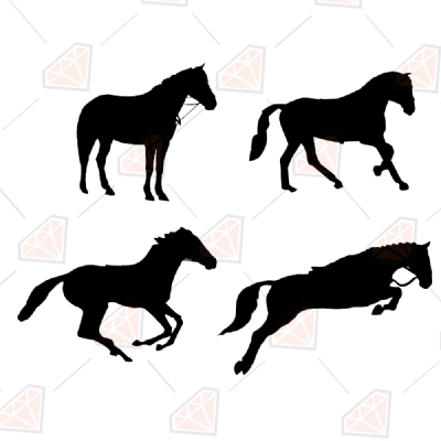 Download Running Horse Svg Clipart File Horse Silhouette Premium Svg