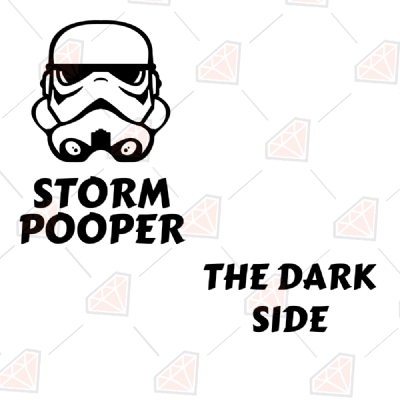 Storm Pooper SVG, Storm Pooper The Dark Side SVG Vector Files Cartoons