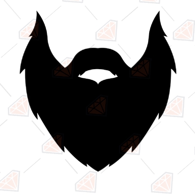 Beard Svg Cut Files | Beard Clipart Drawings