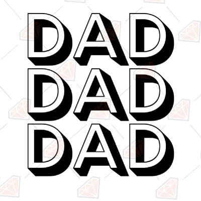Dad SVG Cricut Files, Dad Cricut Files For Shirt Father's Day SVG