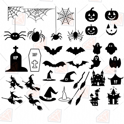Halloween SVG Bundle Cut & Clipart Files Halloween