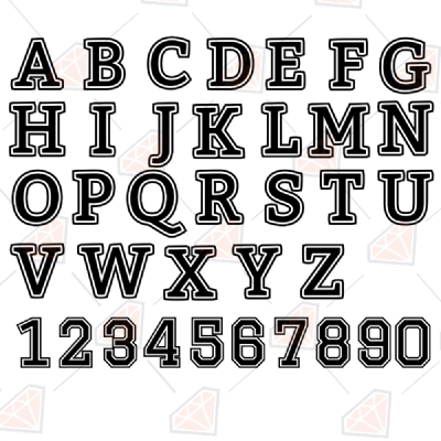 Download Black Sport Numbers Svg Premium Svg