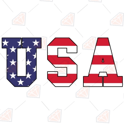 USA SVG, 4th Of July SVG Vector Files 4th Of July SVG