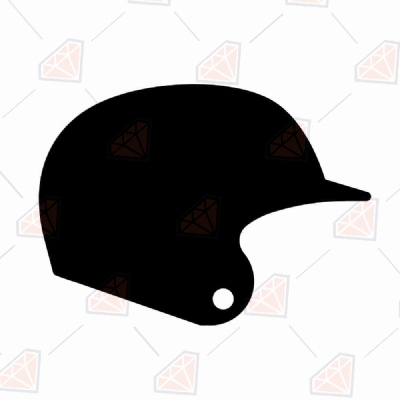 Baseball Helmet SVG Cut File, Instant Download Baseball