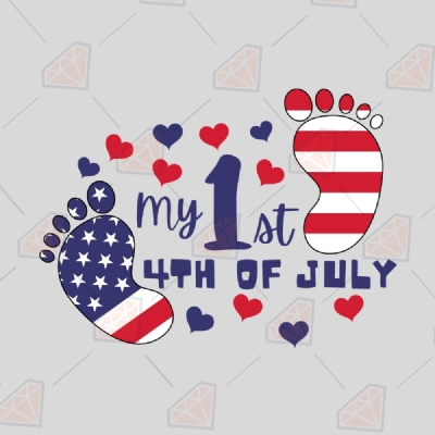 My 1st 4th Of July SVG Cut Files | 4th Of July SVG 4th Of July SVG