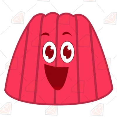 Cute Jelly SVG Vector File, Jelly Clipart Instant Download Cartoons