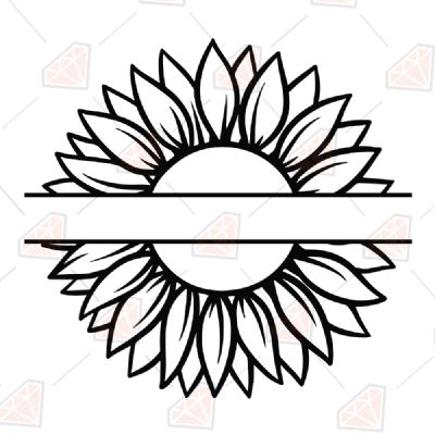 Free Free 138 Sunflower Outline Svg SVG PNG EPS DXF File