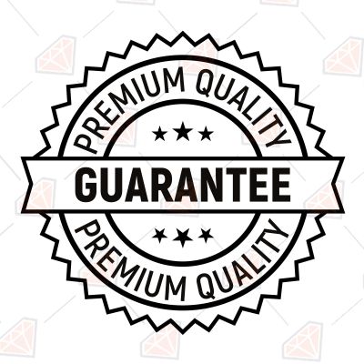Premium Quality Guarantee SVG Symbols