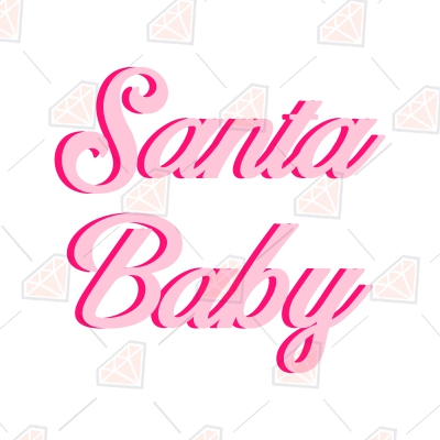 Santa Baby SVG Christmas SVG
