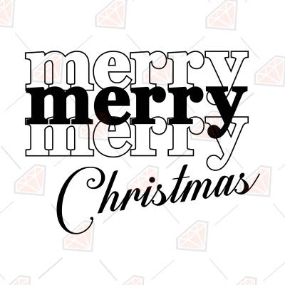 Merry Christmas SVG for Shirts Christmas SVG